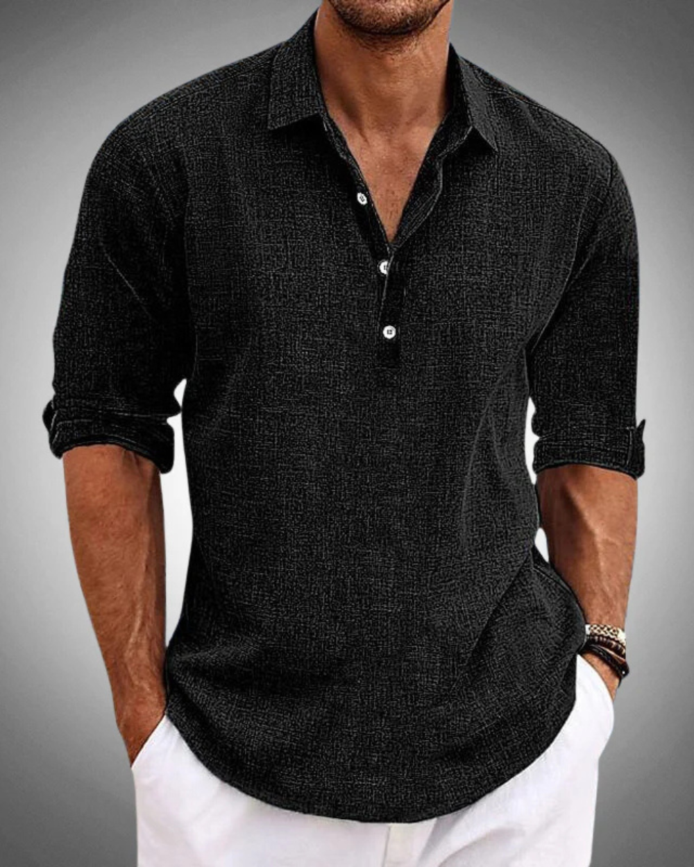 Axel- Camisa Linen Classic