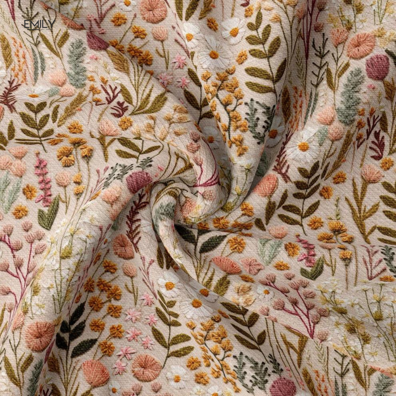 Jena- Jersey Floral Bordado